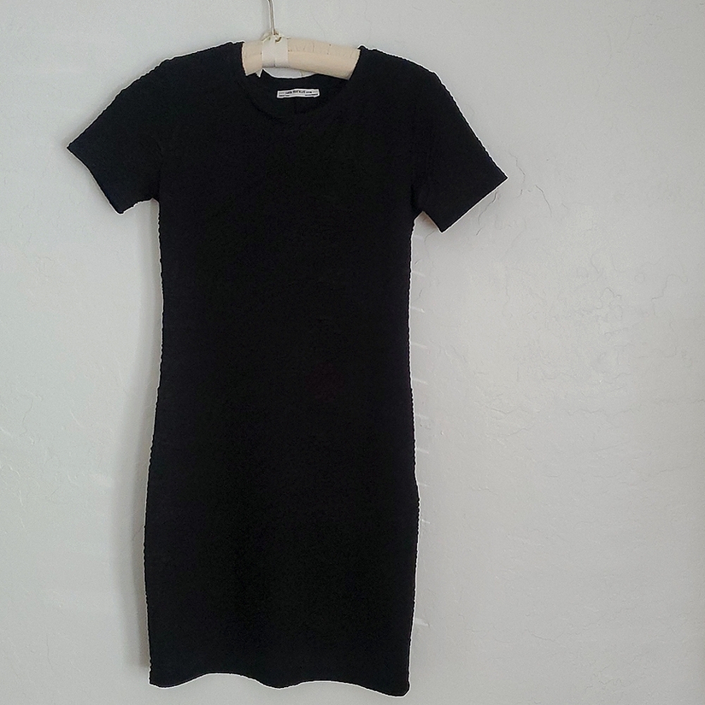 $5 CLOSET CLOSING Zara 90s Y2K style Black Mini Dress Small